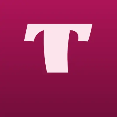 TELE2, сеть салонов сотовой связи, лого-визитка